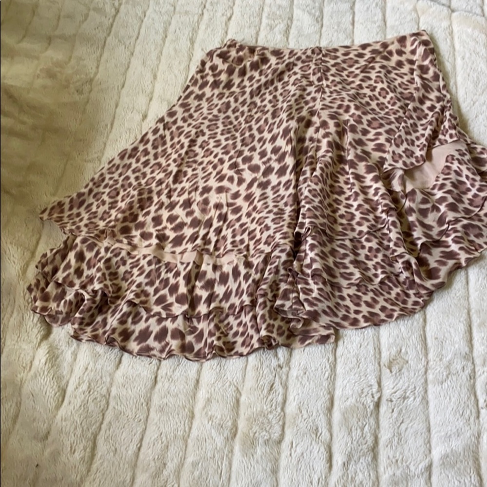 Animal print skirt